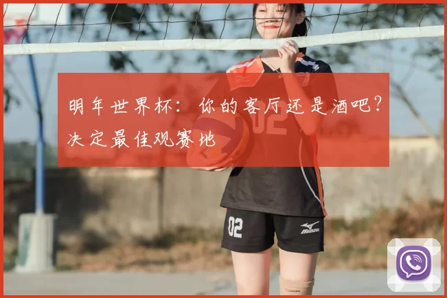 明年世界杯:你的客厅还是酒吧?决定最佳观赛地